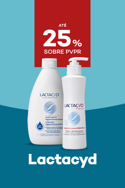 Marca Lactacyd com destaque promocional de até 25% sobre preço de Venda ao Público Recomendado